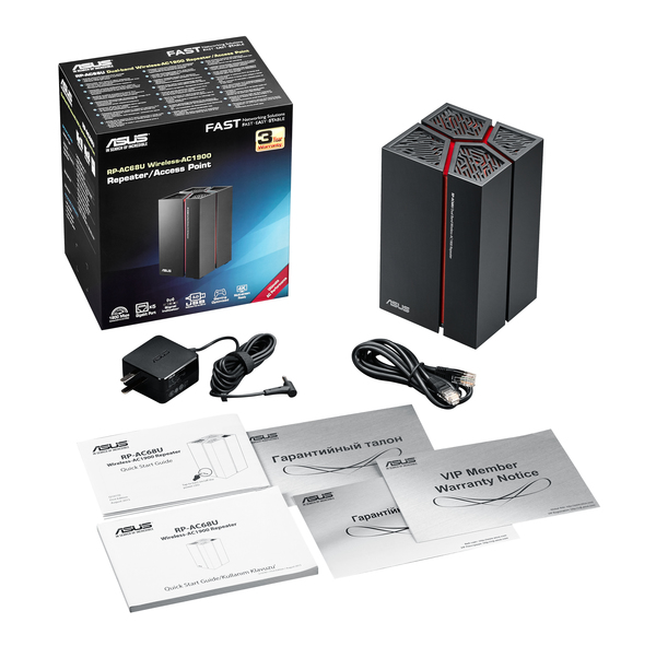 ASUS RP-AC68U Nordic 802.11 b/g/n/ac Range Extender