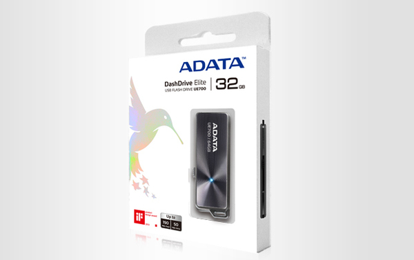 A-DATA DashDrive Elite UE700 USB 3.2 Gen 1 64GB memory stick, Black