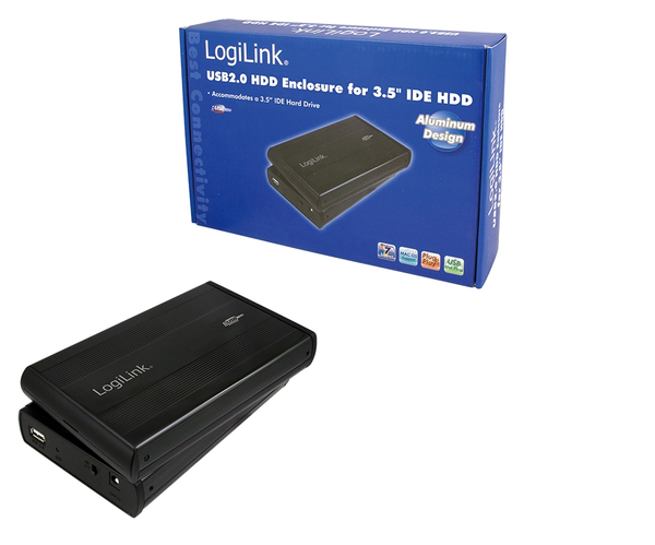 8.9cm (3,5")   USB 2.0/ IDE bl