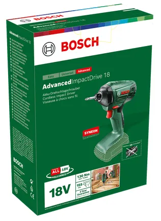 Bosch cordless impact wrench AdvancedImpactDrive 18 (green/black, without battery and charger)