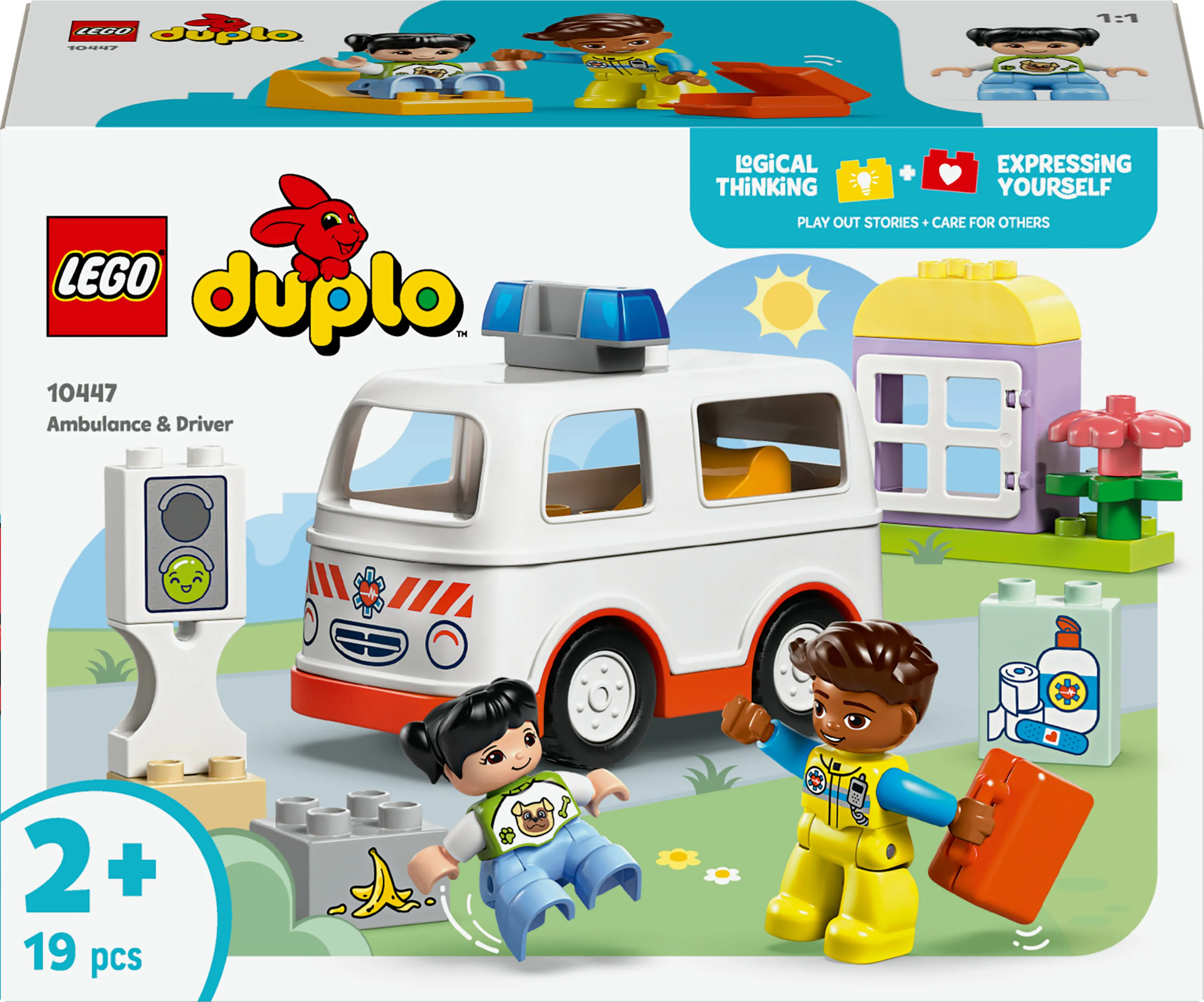 LEGO DUPLO Ambulans och f&ouml;rare 10447