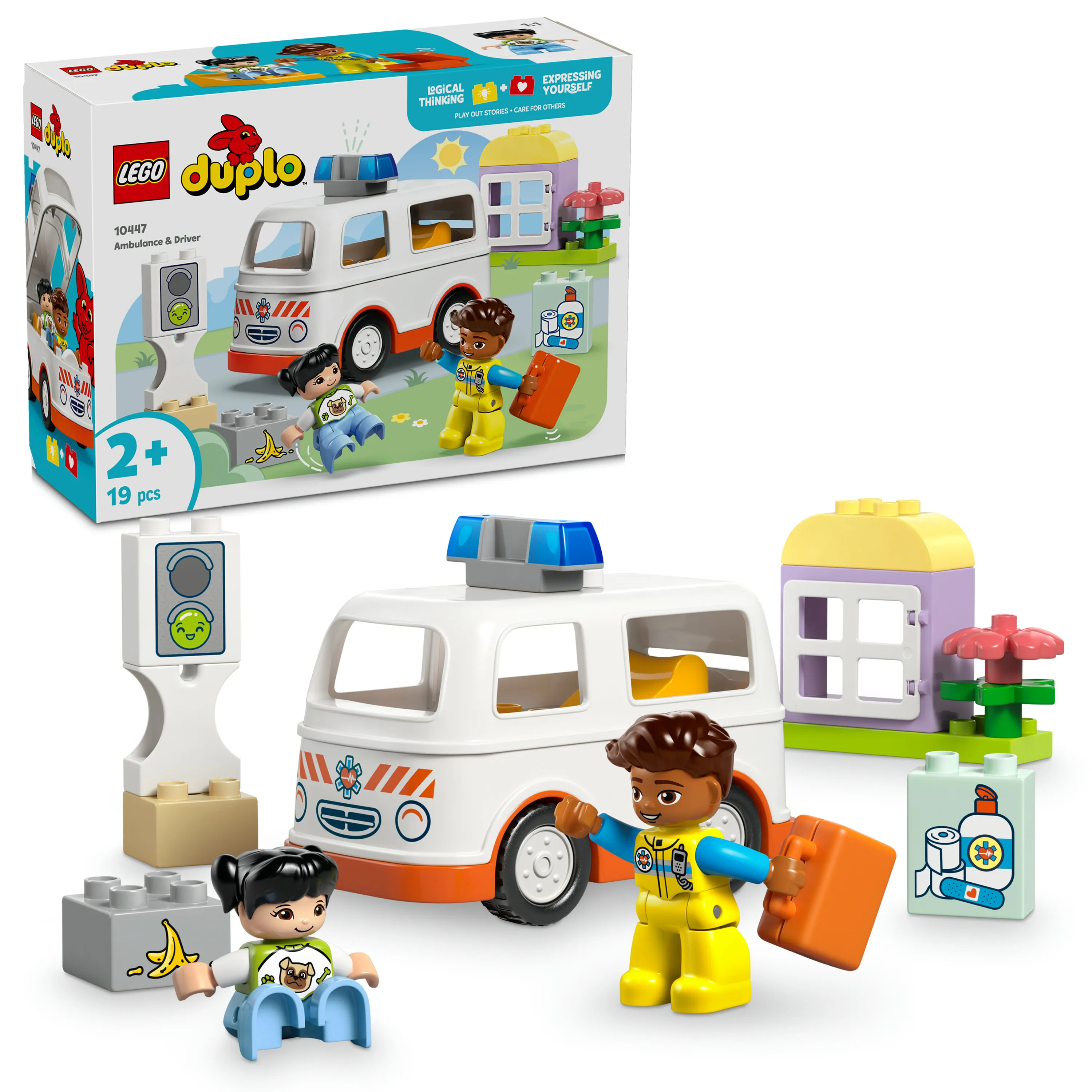LEGO DUPLO Ambulans och f&ouml;rare 10447