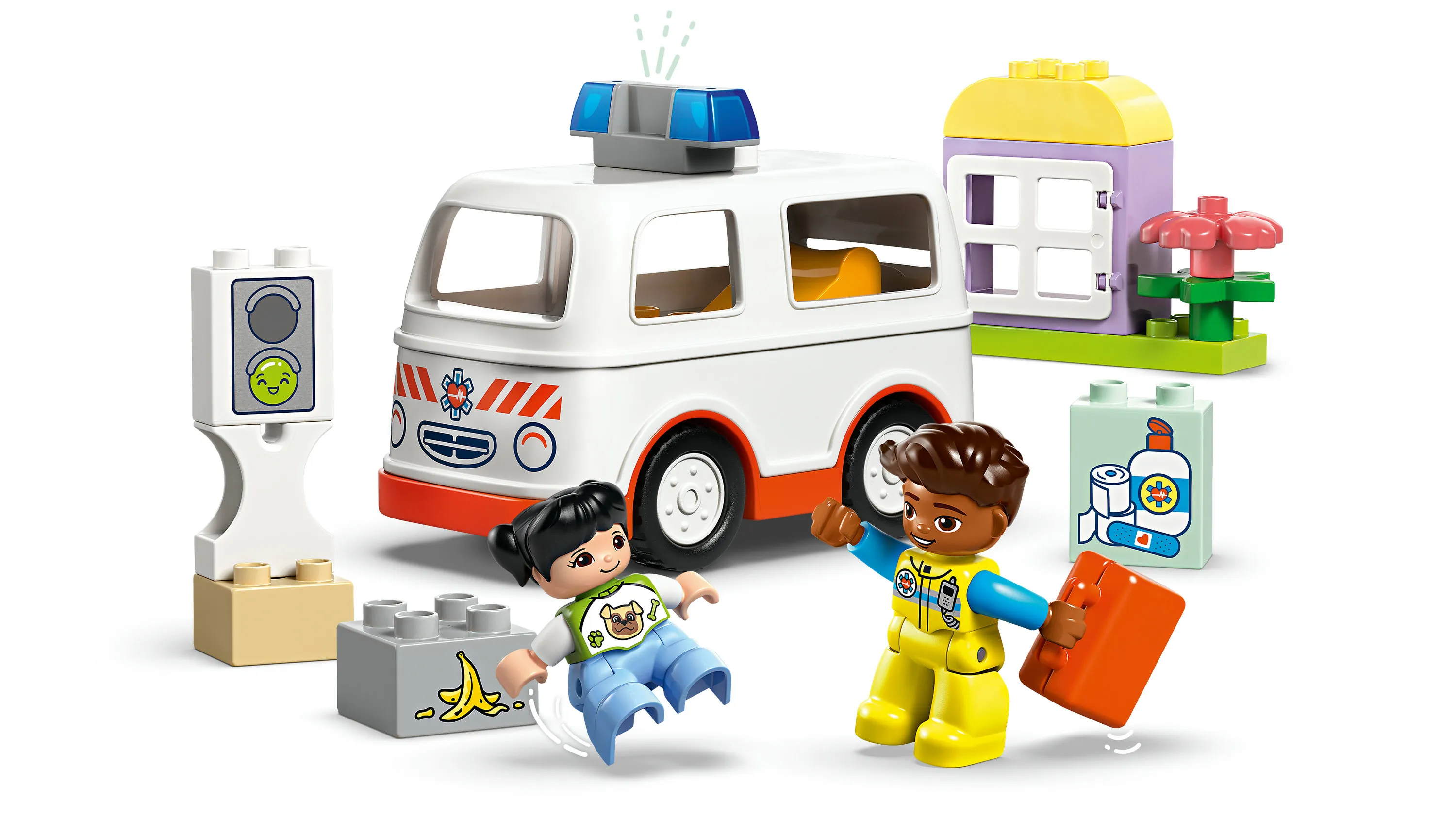 LEGO DUPLO Ambulans och f&ouml;rare 10447