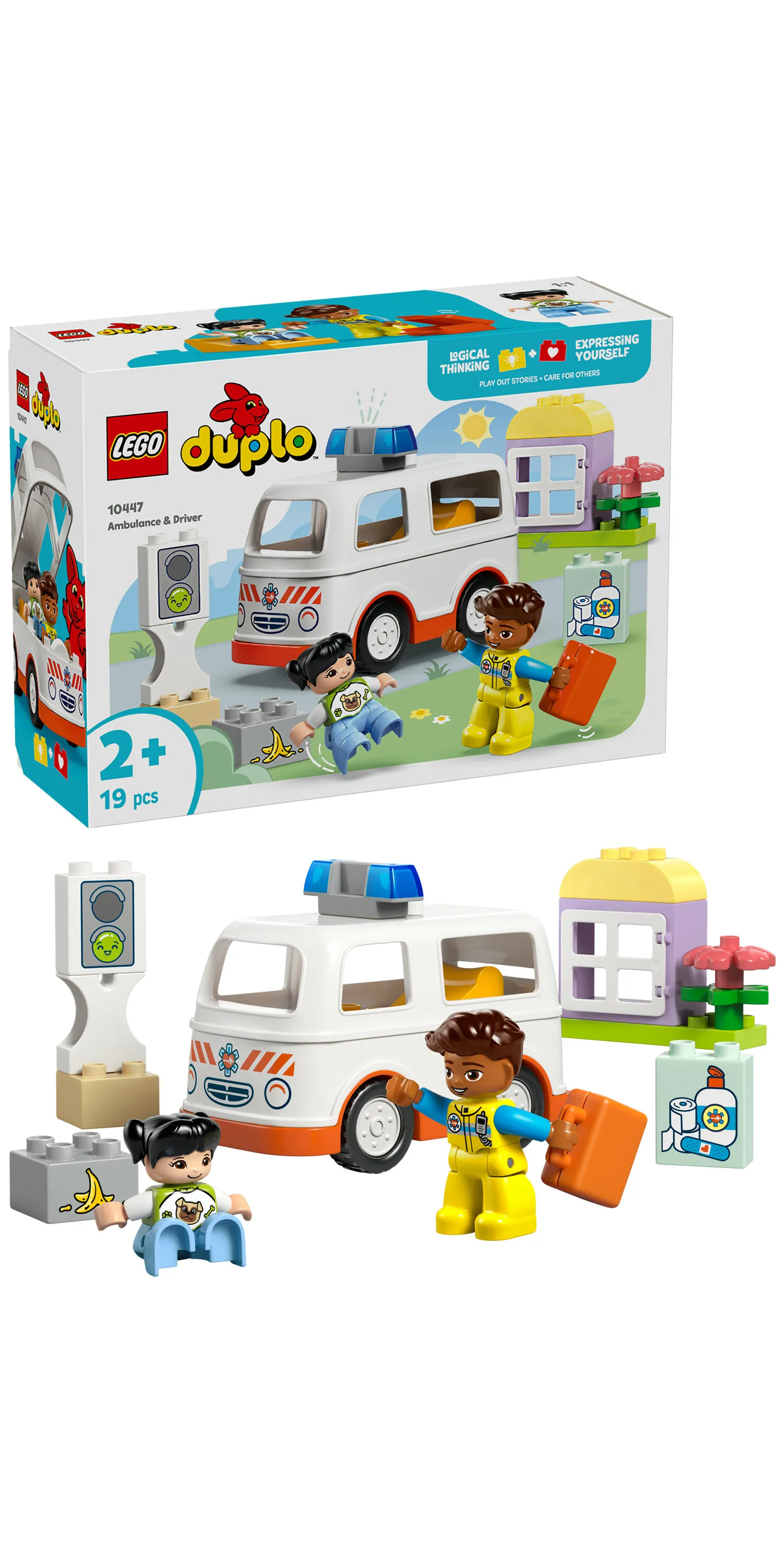 LEGO DUPLO Ambulans och f&ouml;rare 10447