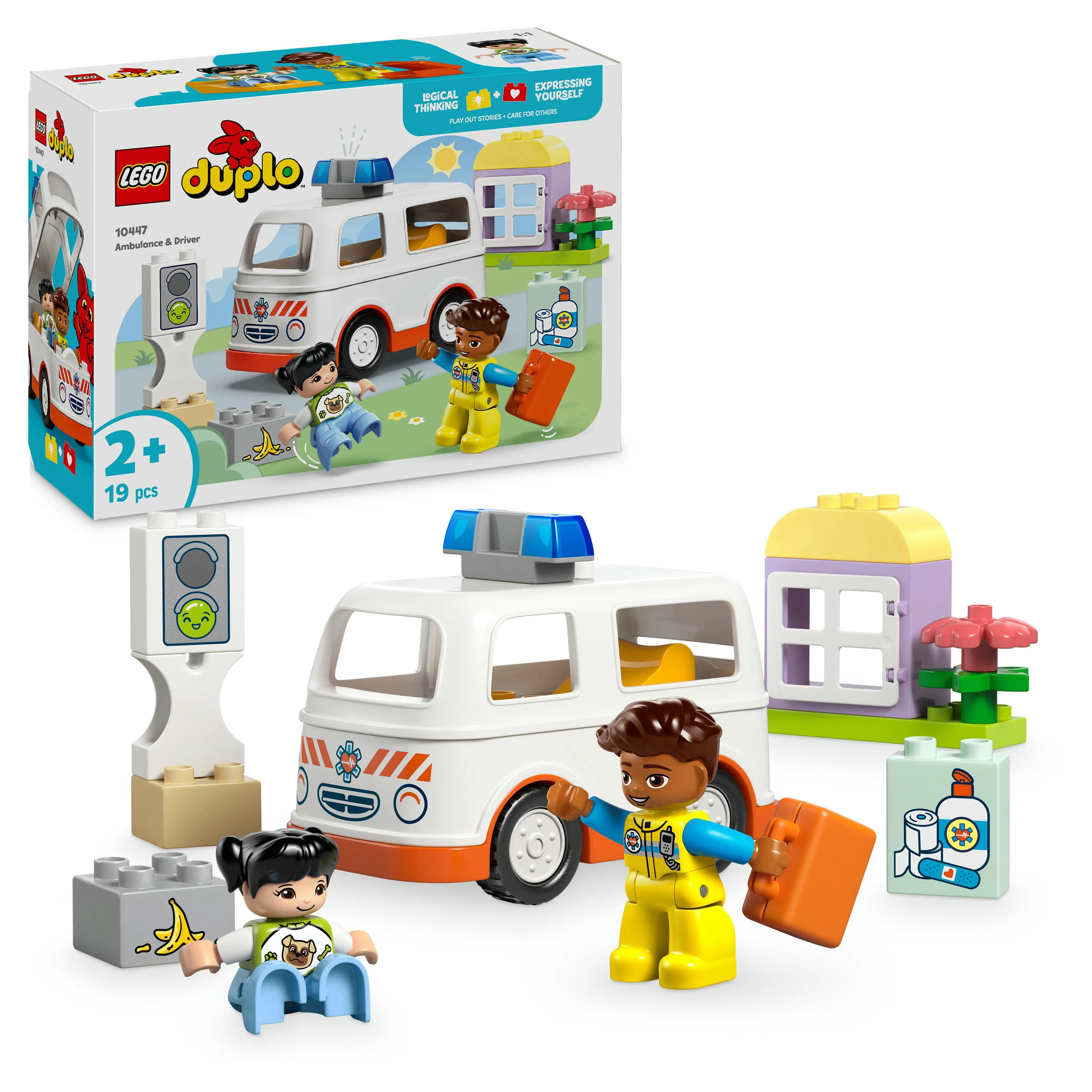 LEGO DUPLO Ambulans och f&ouml;rare 10447