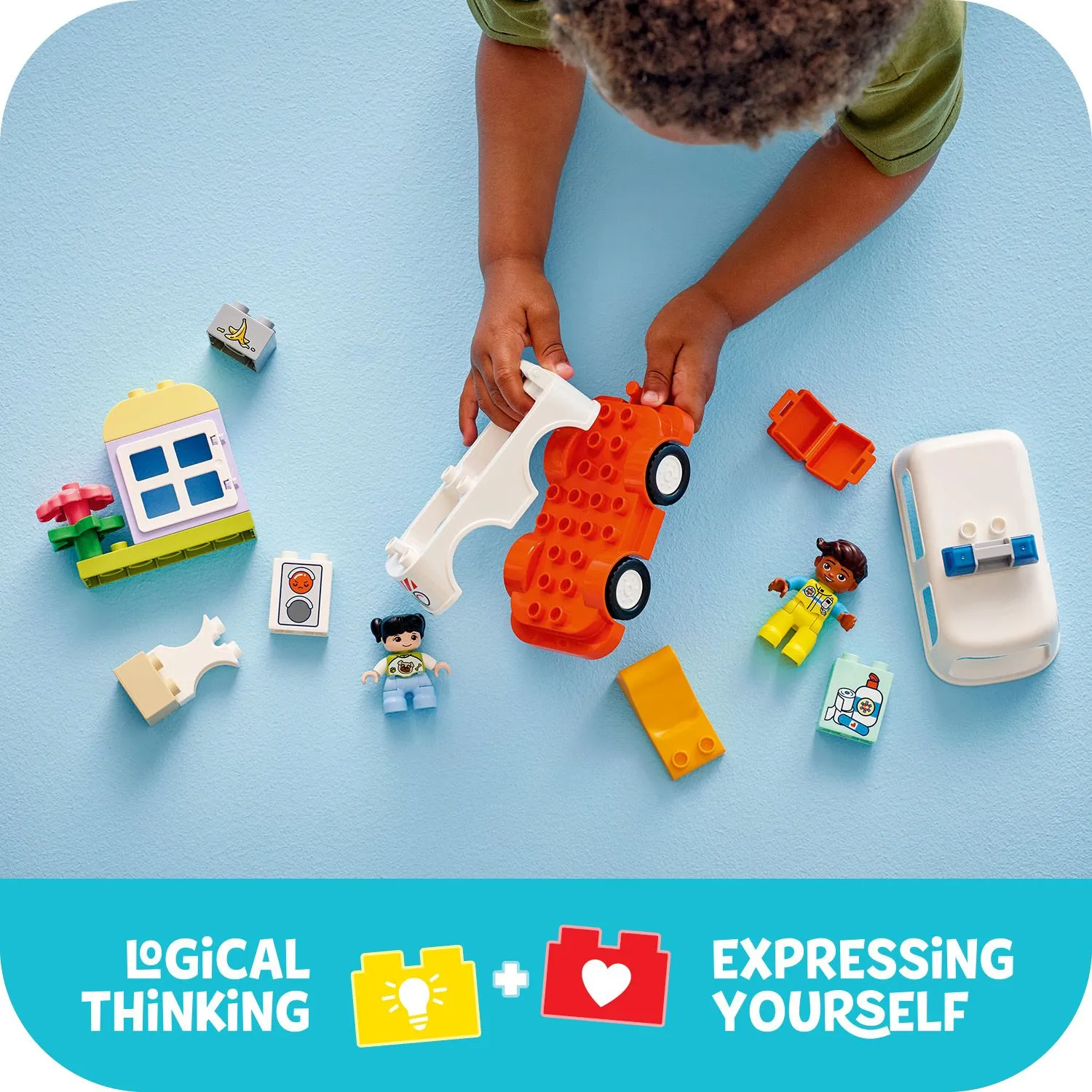 LEGO DUPLO Ambulans och f&ouml;rare 10447