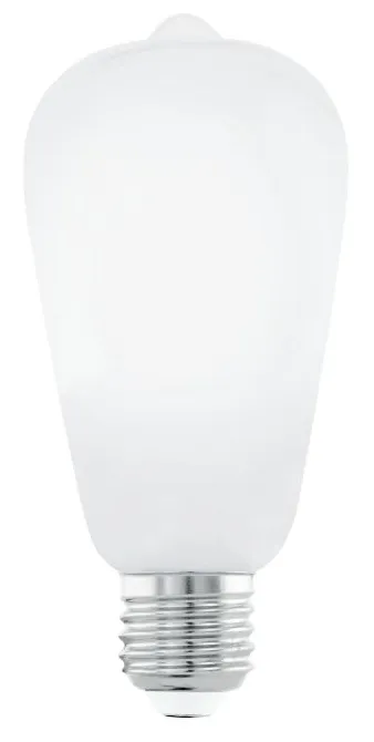EGLO E27 LED-Z MATTER ST64 RGBW 7.5 Watt 806 lumen - Smart LED Bulb, White (Opal)