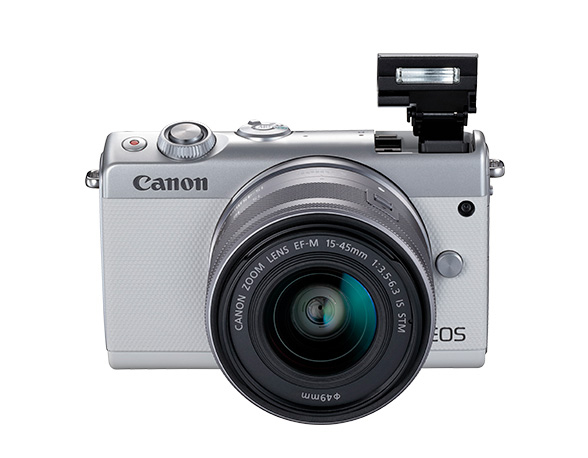 CANON EOS M100 White + EF-M 15-45mm IS STM
