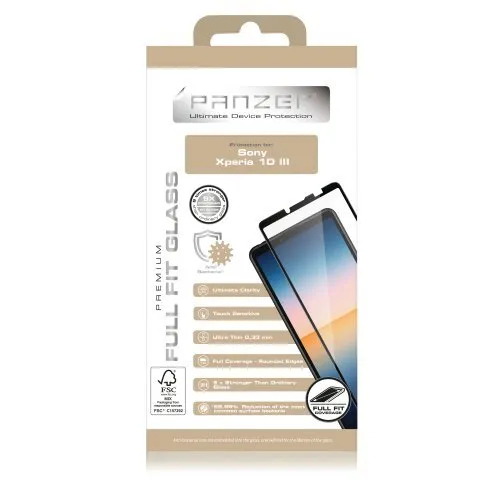 Panzer Full-Fit Glass, Xperia 10 III - sk&auml;rmskydd