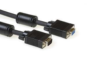 VGA HQ HD15M/F JATKOKAAP. (COAX 3+7) 3M