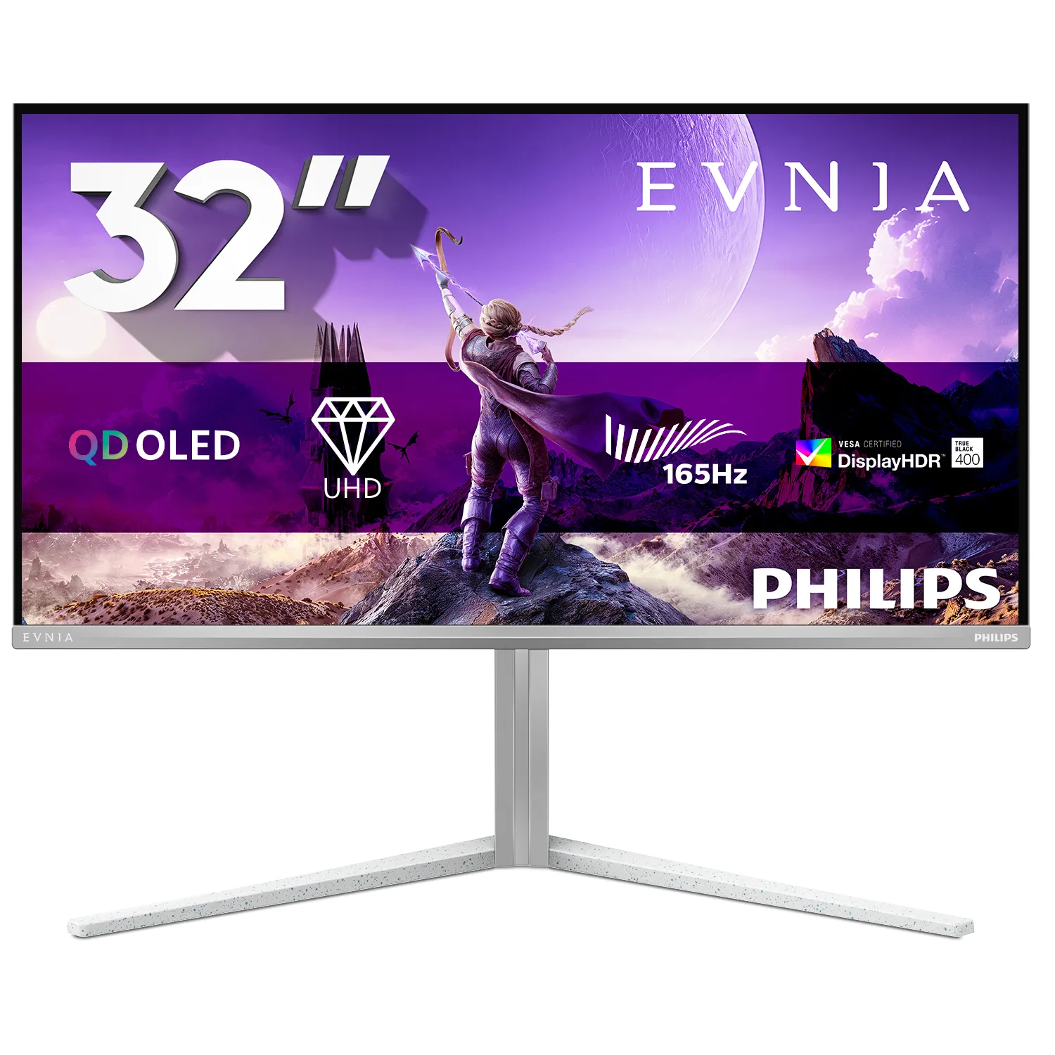 Philips 32M2N6901A/00 31.5" 4K UHD, QD-OLED, 165Hz, HDR, USB-C hub -pelin&auml;ytt&ouml;