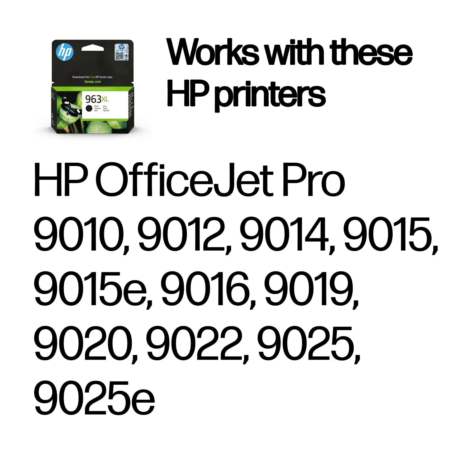 HP 963XL High Yield Black Ink