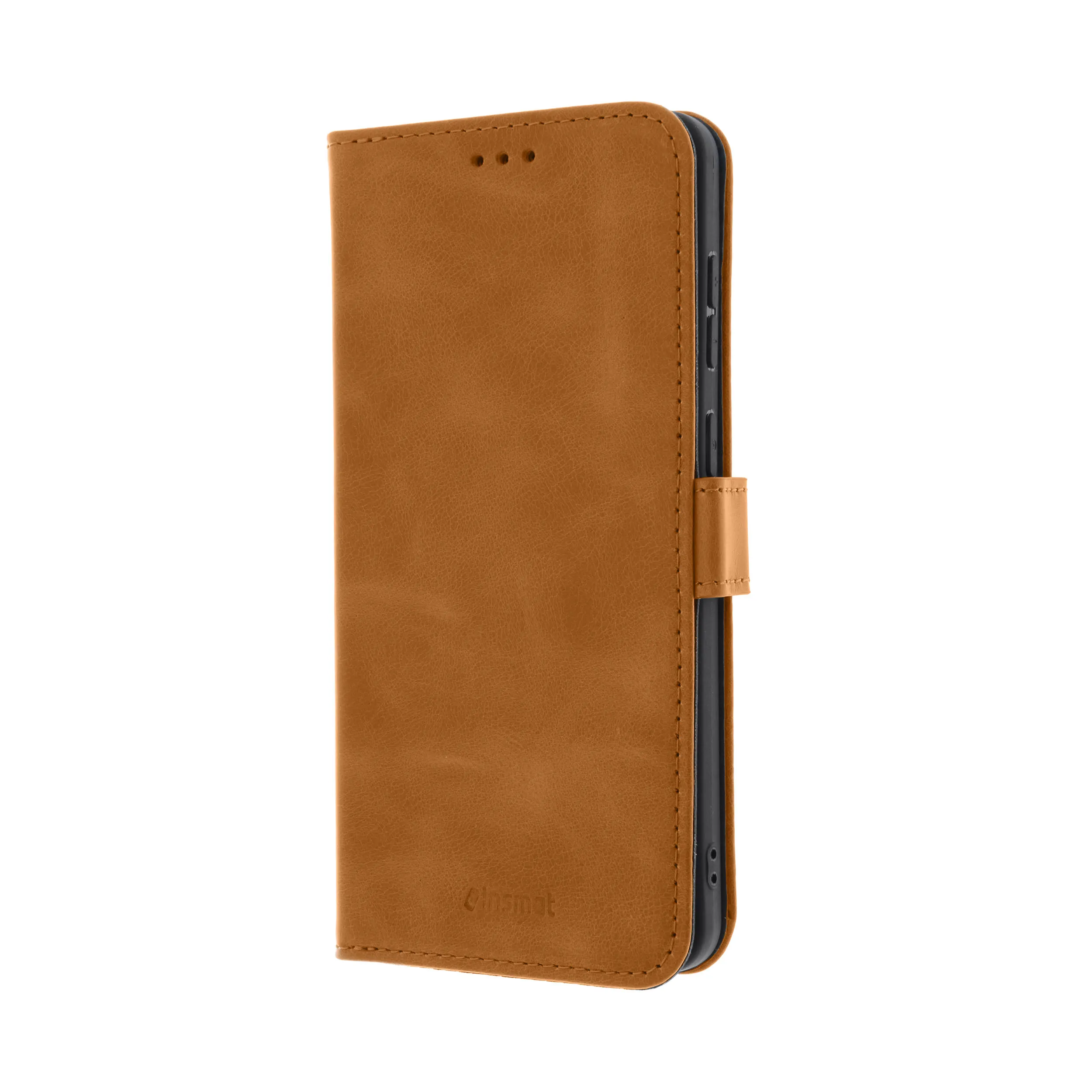 Insmat Premium Flip Case Galaxy S25 Edge - plånboksfodral, brun