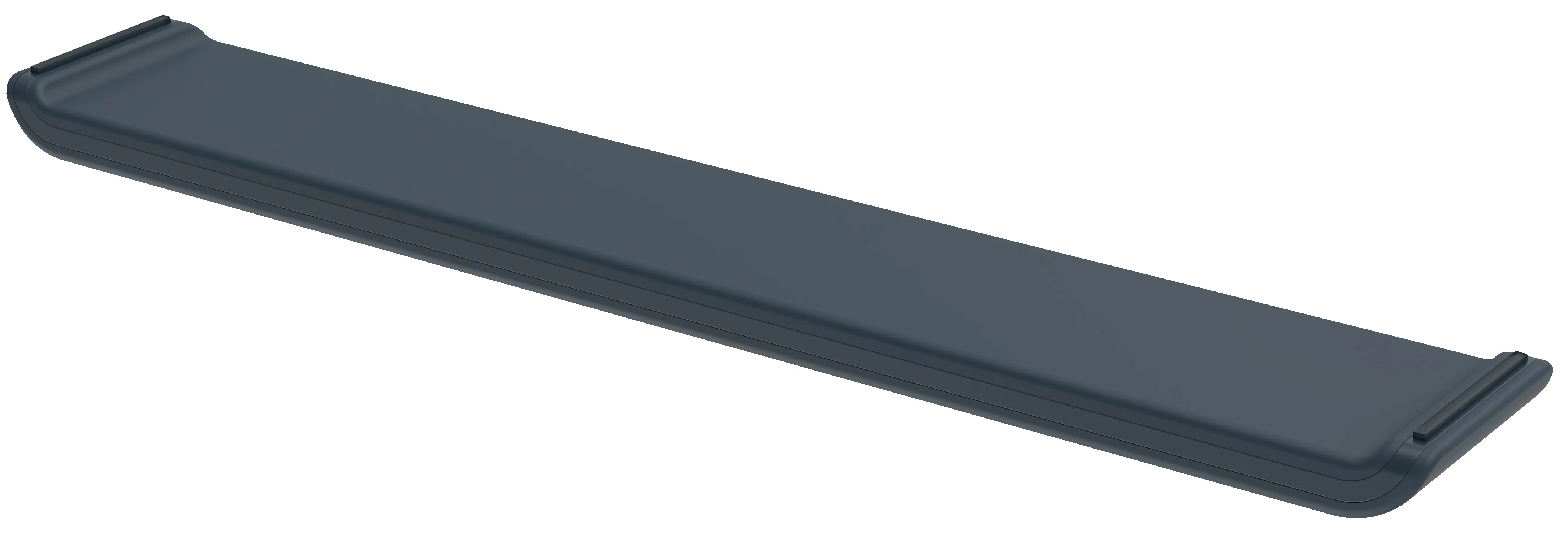 Leitz L:Ergo - wrist rest, dark grey, 22x437x72mm