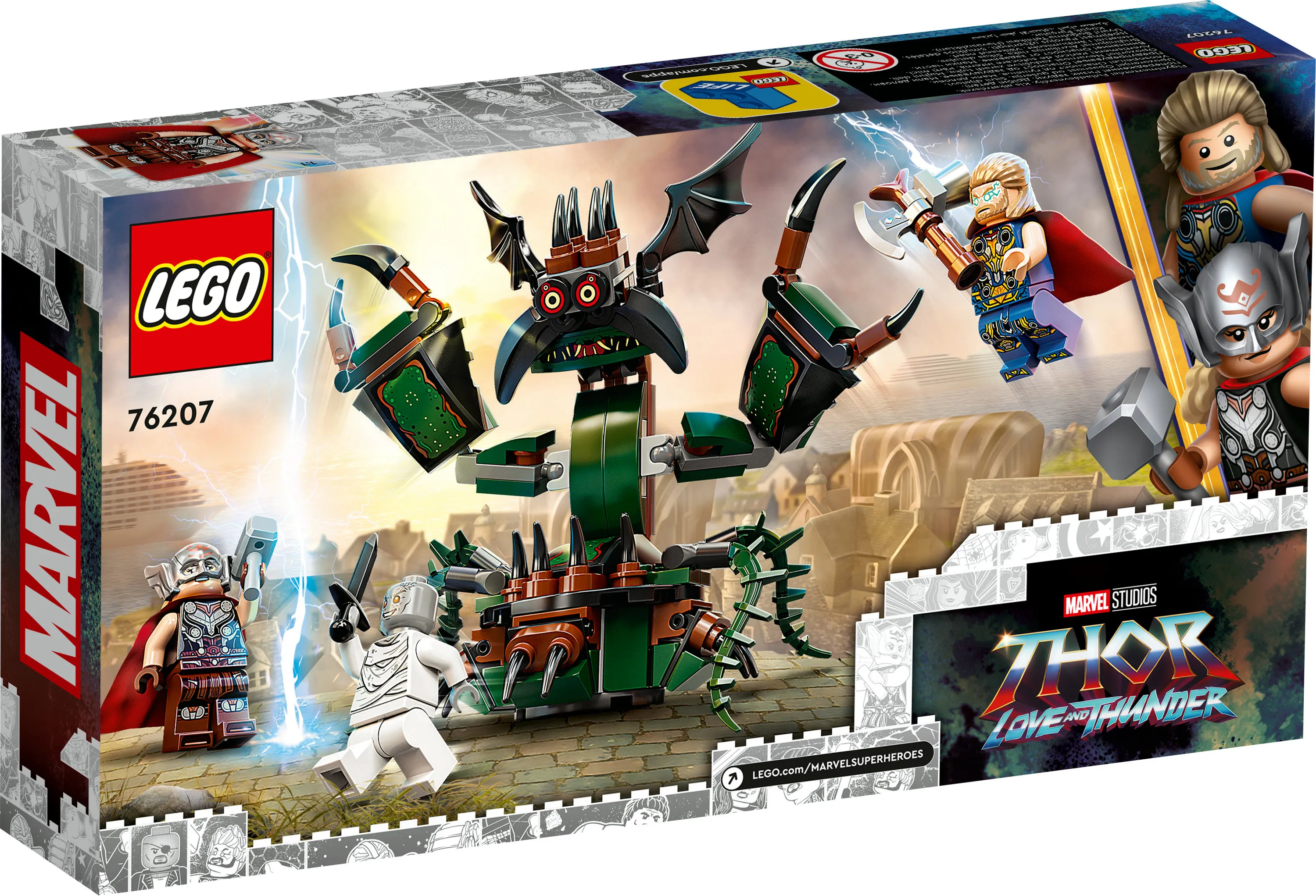 Lego Marvel - Uusi Asgard hy&ouml;kk&auml;yksen kohteena 76207