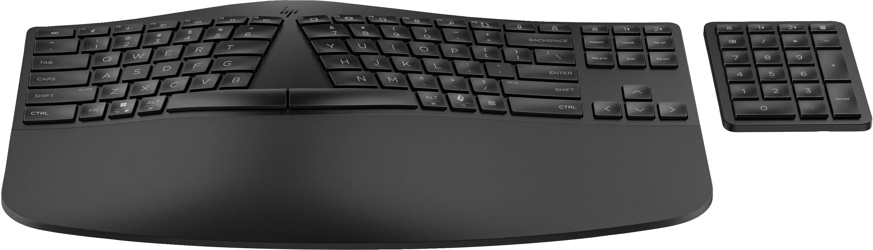 HP 965 Wireless Ergonomic Keyboard, Black