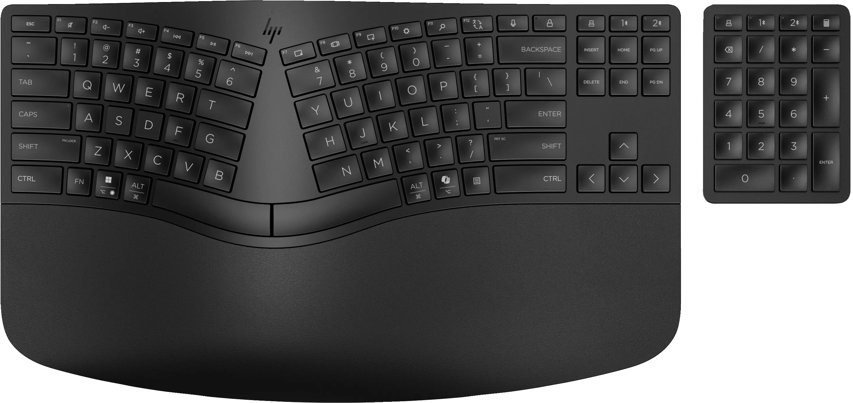 HP 965 Wireless Ergonomic Keyboard, Black