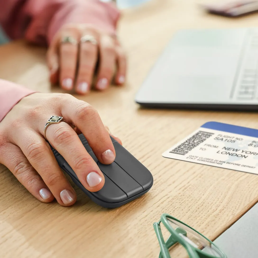 Logitech Mobi Fold for Business tr&aring;dl&ouml;s mus, Graphite