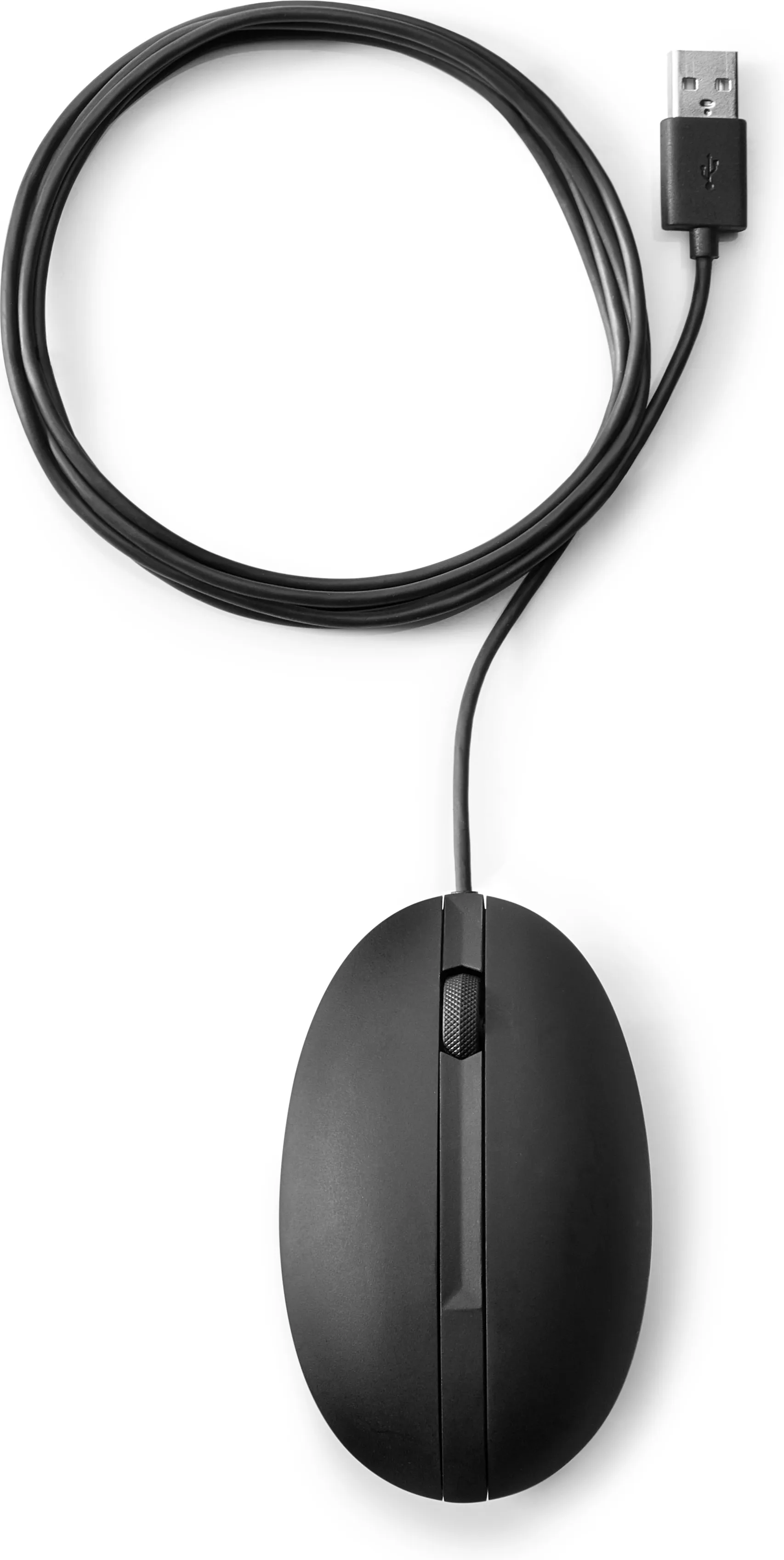 HP Desktop 320M Wired Mouse, Black