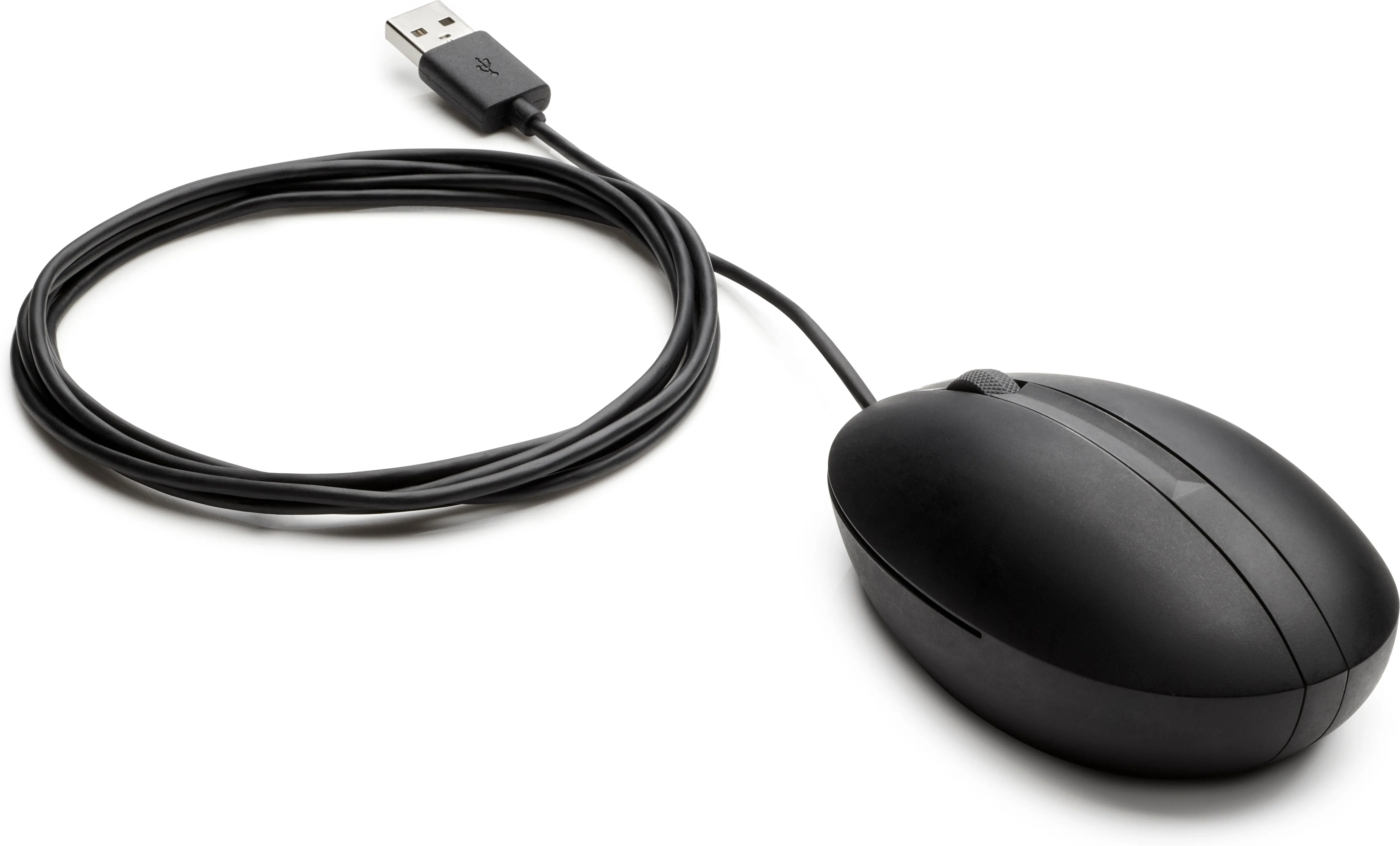 HP Desktop 320M Wired Mouse, Black
