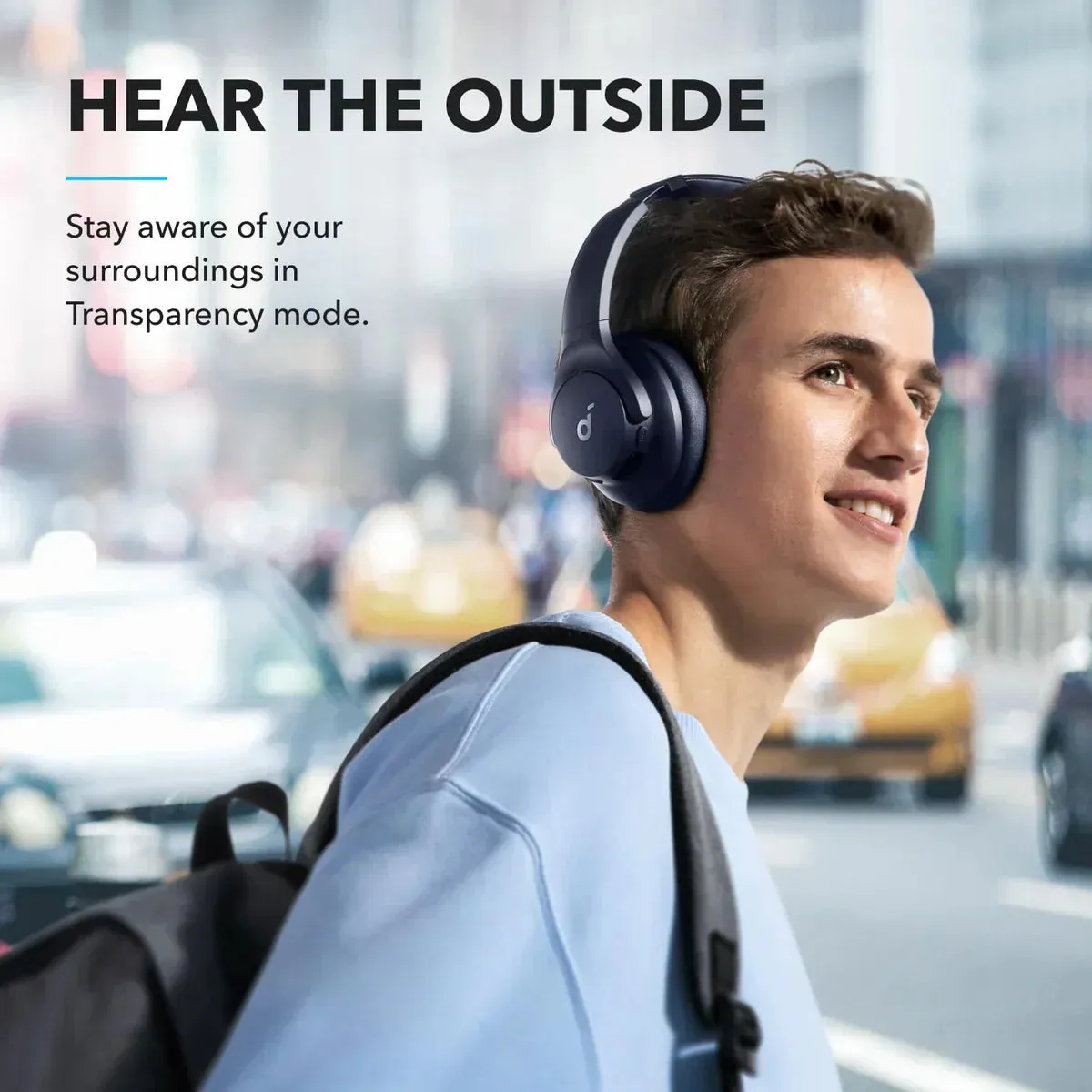 Anker Soundcore Q20i Hybrid ANC -langattomat kuulokkeet, Sininen