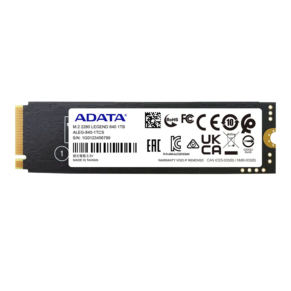 ADATA LEGEND 840 1 TB, PCIe 4.0, M.2 - SSD