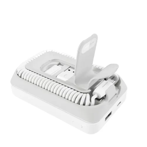 allroundo Pro - The All-In-One Cable+Powerbank, White