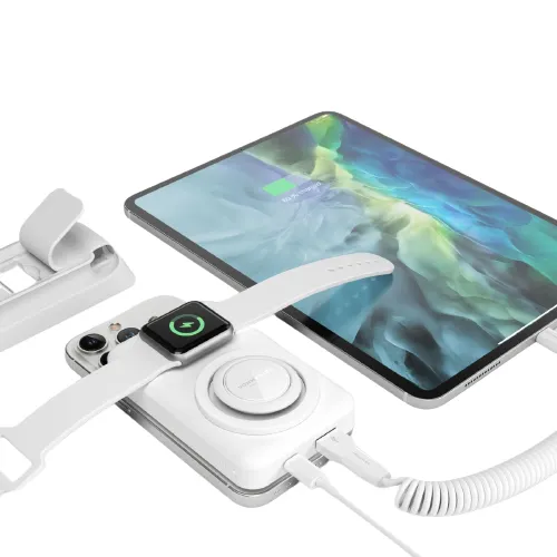 allroundo Pro - The All-In-One Cable+Powerbank, White