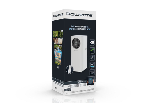 Rowenta Turbo Cool AU5010 - luftkonditionering (vit)