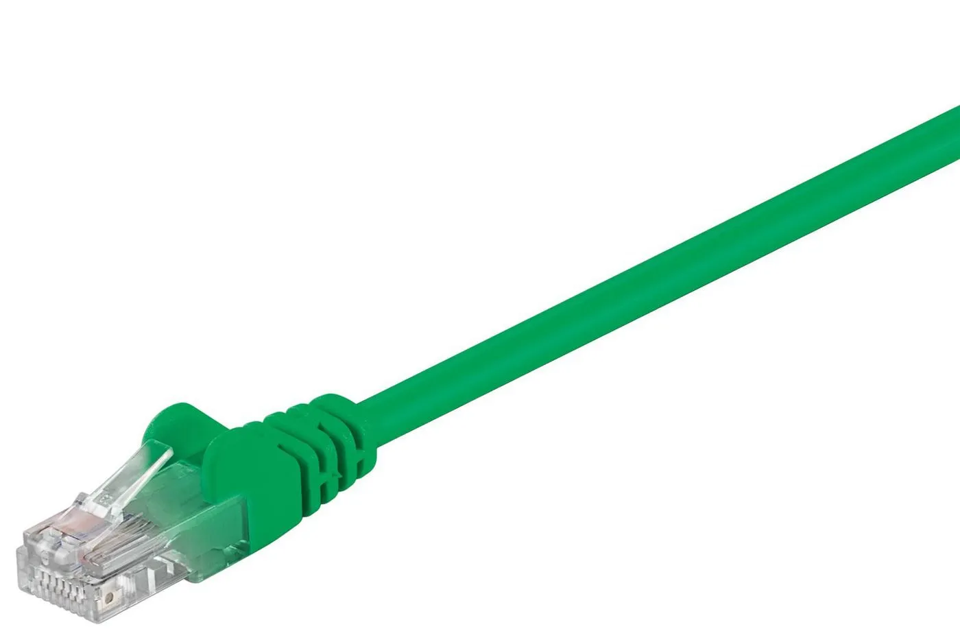 MicroConnect Cat5e UTP RJ45 15m Network Cable, Green