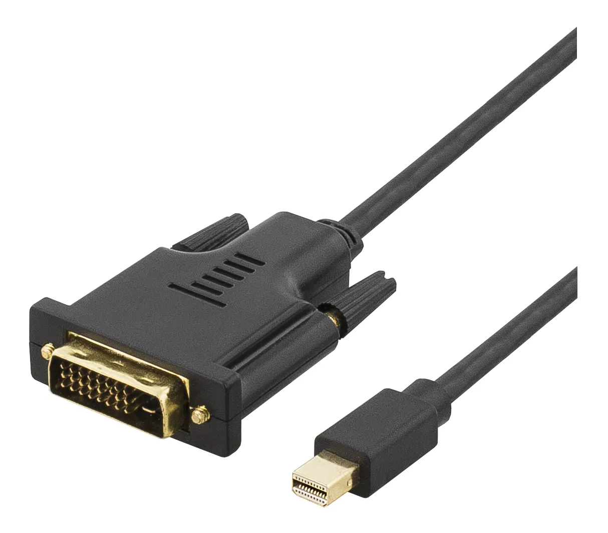 DELTACO Mini DisplayPort &ndash; DVI-D cable, 2 m, Black
