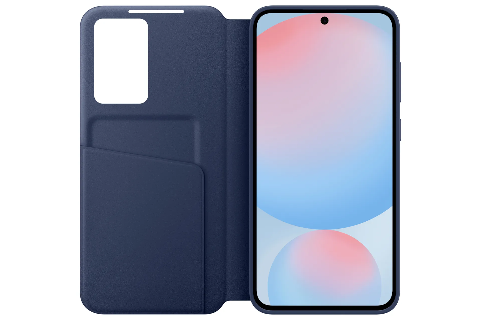 Samsung Galaxy S24 FE Smart View Wallet Case, Dark Blue