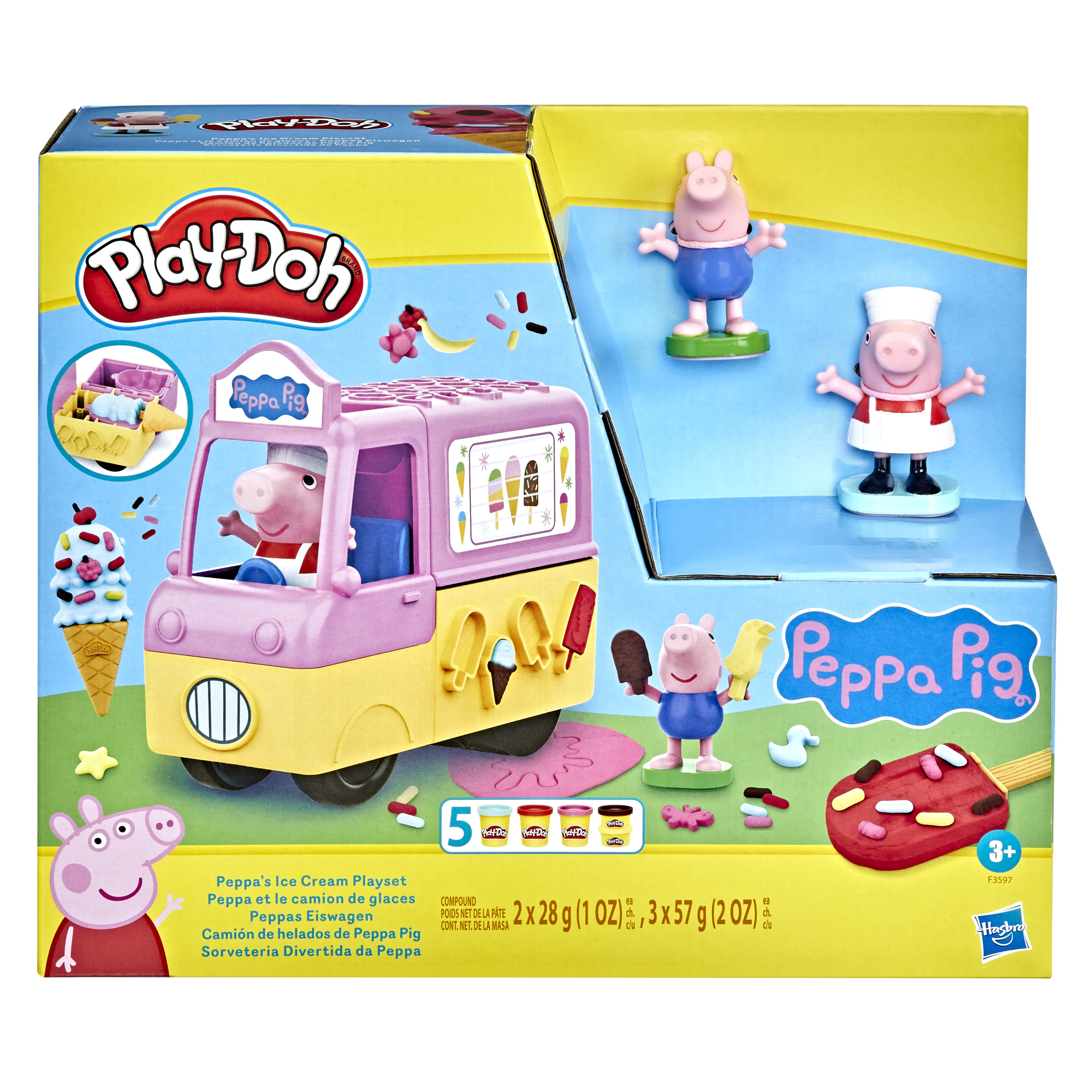 Play-Doh Peppa Pig Playset Peppa's Ice Cream Playset