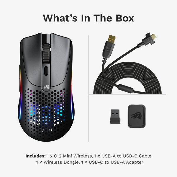 Glorious Model O 2 Mini Wireless - Matte Black
