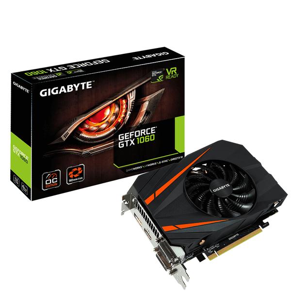 Gigabyte GeForce GTX 1060 Mini ITX 6GB, - grafikkort