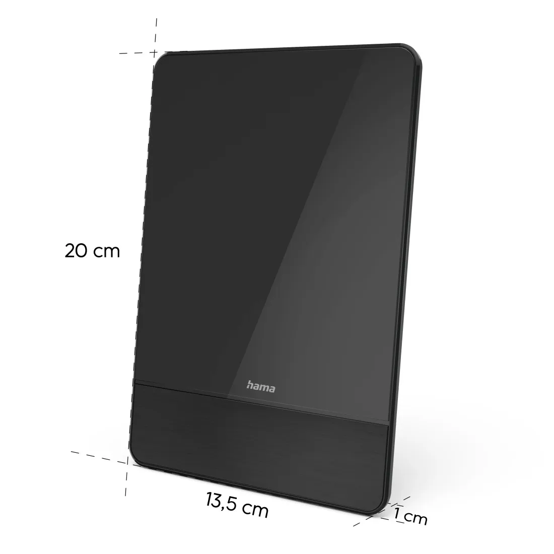 HAMA Indoor Antenna Pro 45 DAB+/DAB/DVB-T2/FM Flat Black