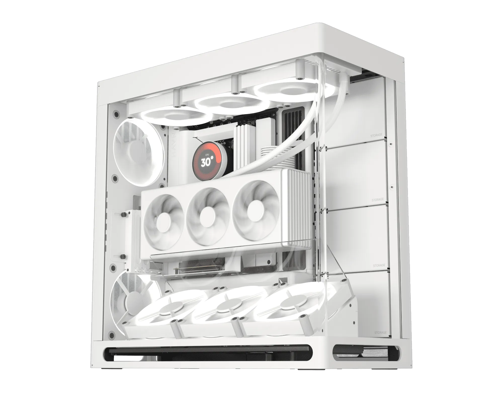 HAVN HS 420 VGPU - midi tower case, white