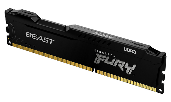 Kingston 4GB (1 x 4GB) Fury Beast, DDR3 1866MHz, CL10 - memory, Black