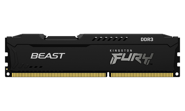 Kingston 4GB (1 x 4GB) Fury Beast, DDR3 1866MHz, CL10 - memory, Black