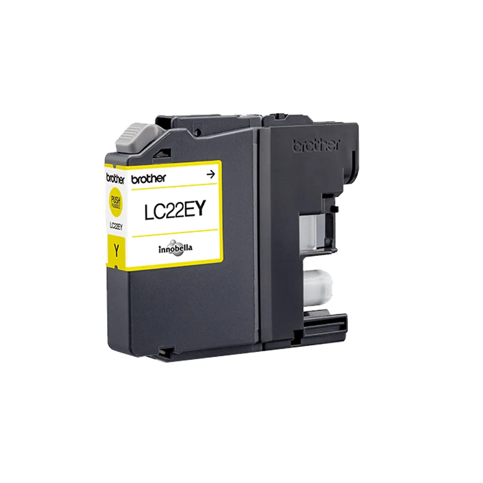 Brother LC22EY-mustekasetti, 11.8 ml, keltainen