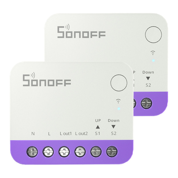SONOFF MINI-RBS - Wi-Fi Smart Roller Shutter Switch, 2-Pack