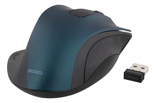 Deltaco MS-708 - wireless mouse, Black