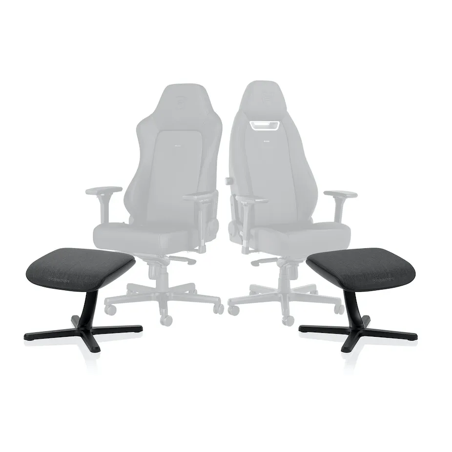 Noblechairs Footrest 2 Footrest - Fabric - Aluminium/Anthracite