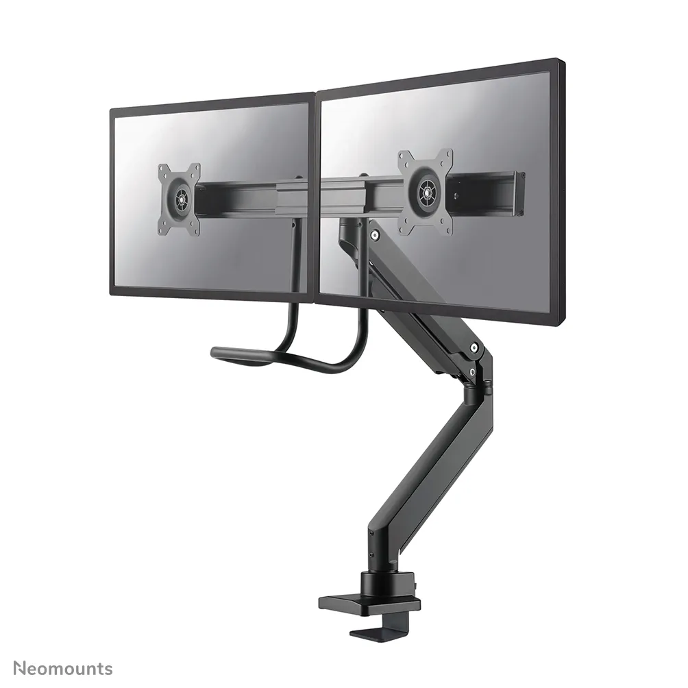 NEWSTAR NM-D775DXBLACK 32inch Desk Mount Black clamp/grommet