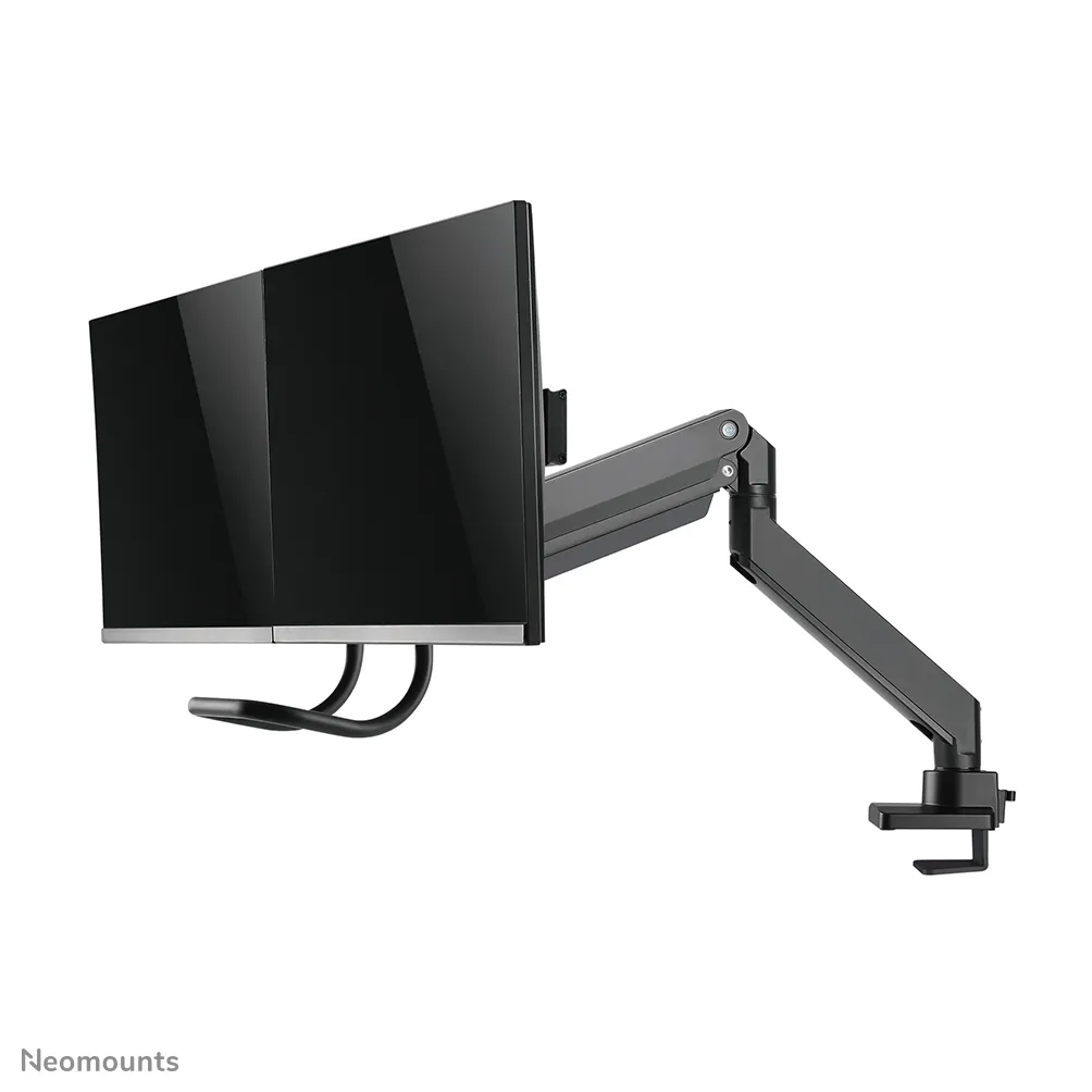NEWSTAR NM-D775DXBLACK 32inch Desk Mount Black clamp/grommet