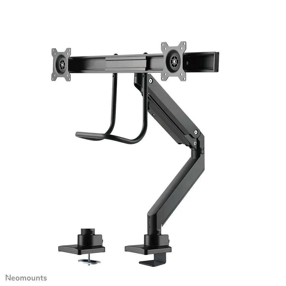 NEWSTAR NM-D775DXBLACK 32inch Desk Mount Black clamp/grommet