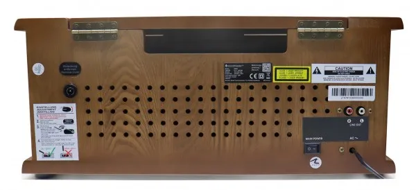 Soundmaster Music system Vinyl CD Radio Bluetooth Retro design NR560 Wood