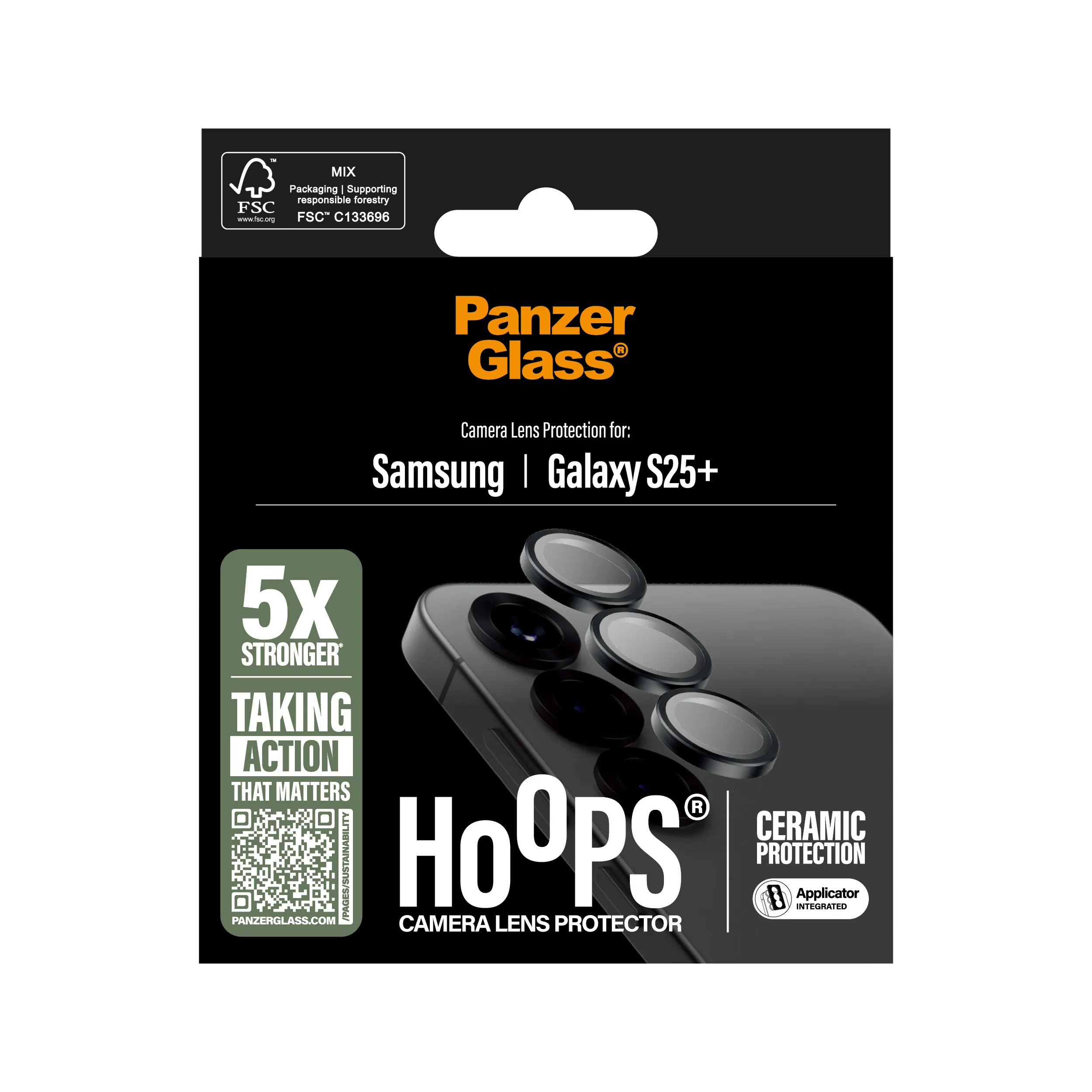 PanzerGlass Hoops Ceramic Camera Lens Protector Galaxy S25 Plus