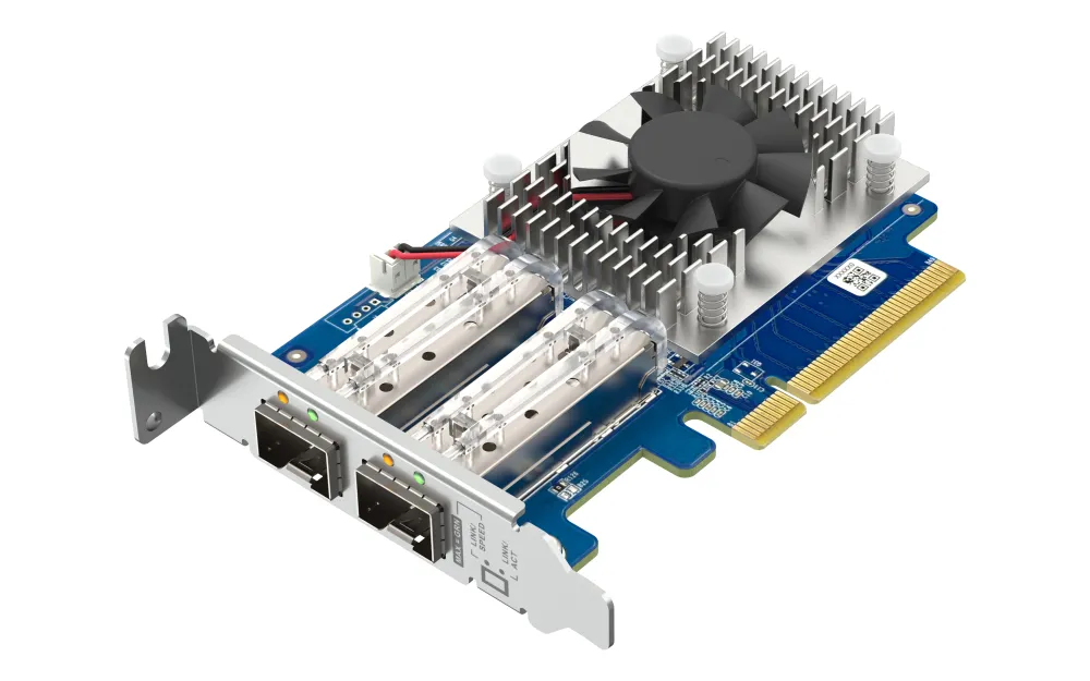QNAP Dual-port, 10GbE SFP+ - network expansion card