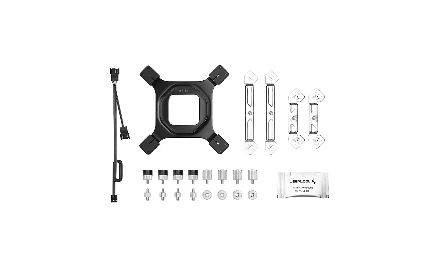 DeepCool AG620, 2x120 mm ARGB CPU Cooler, White